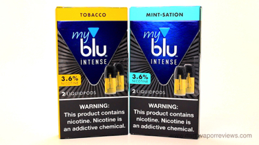 New blu myblu intense Nic Salt Liquipods